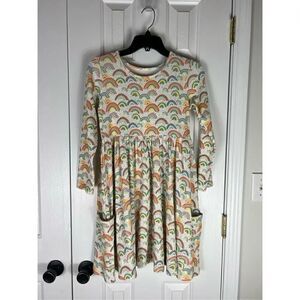 Charming Mary Girls Rainbow Dress Size 12 y